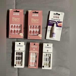 imPRESS & KISS Press-on Nails With Glue
